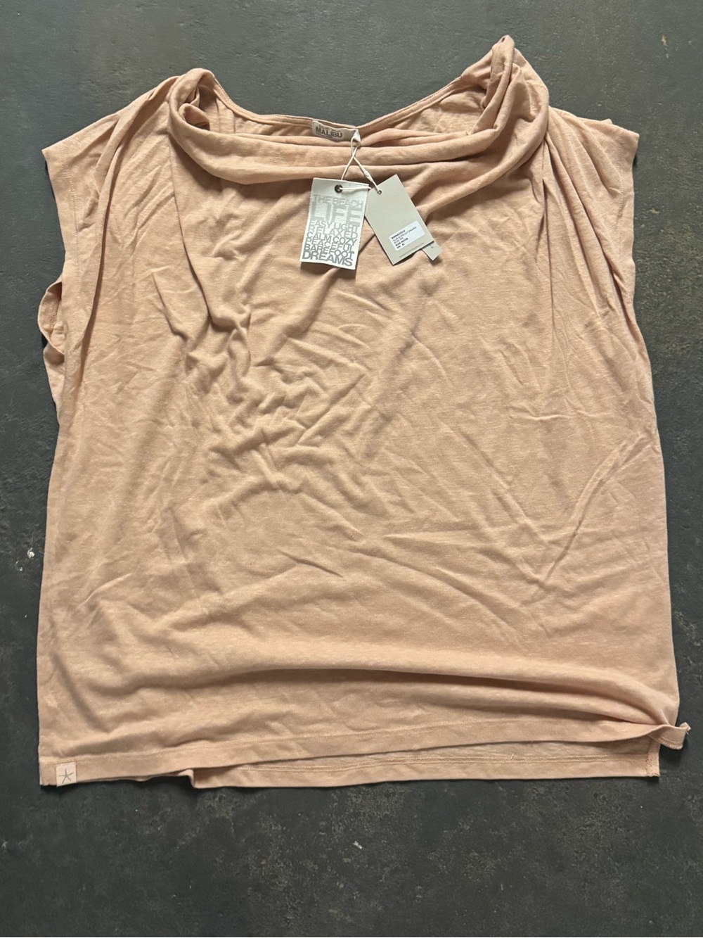 Barefoot Dreams Slub Burnout Boxy Tee